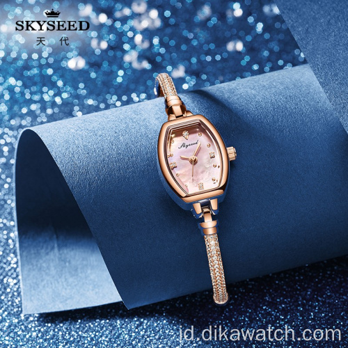 Jam tangan SKYSEED jam tangan mutiara klasik kecantikan yang elegan